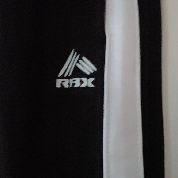RBX black drawstring fleece lined cuffed sweatpants Sz S (8) NWOT - Picture 4 of 7